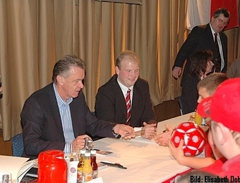 Hitzfeld Besuch — Foto