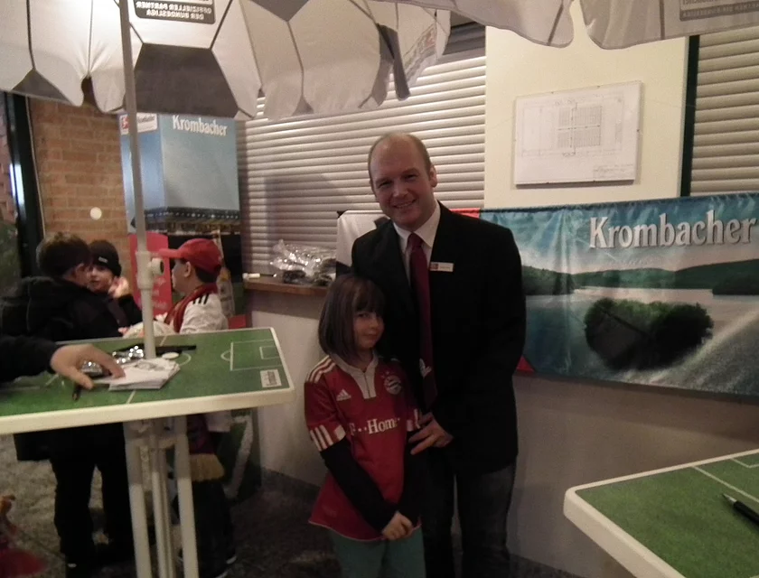FCB Boateng Besuch — Foto
