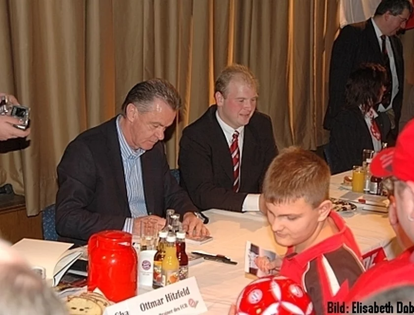 Hitzfeld Besuch — Foto