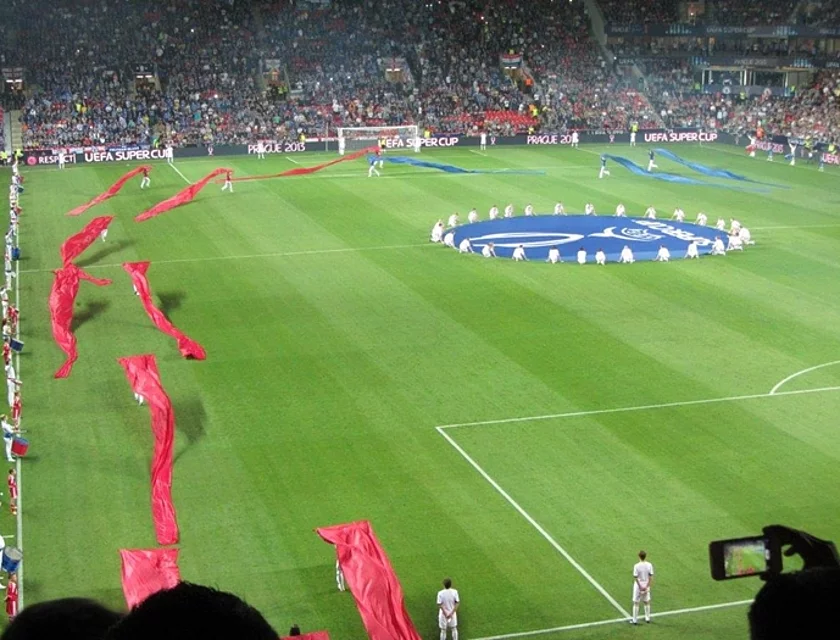 Supercup Prag Bayern Chelsea — Foto