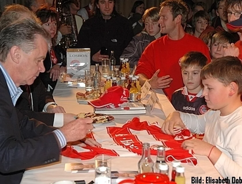 Hitzfeld Besuch — Foto