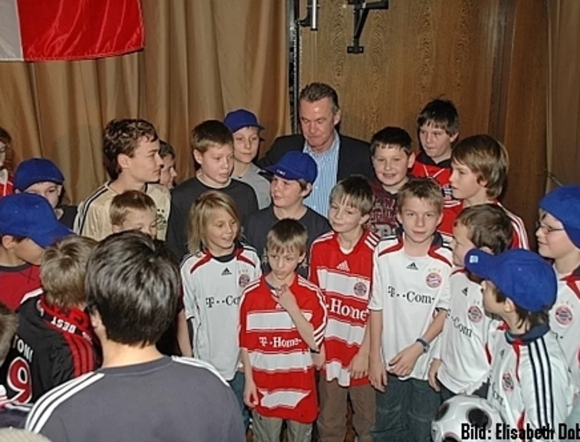 Hitzfeld Besuch — Foto