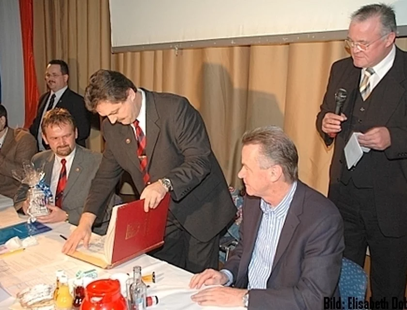 Hitzfeld Besuch — Foto