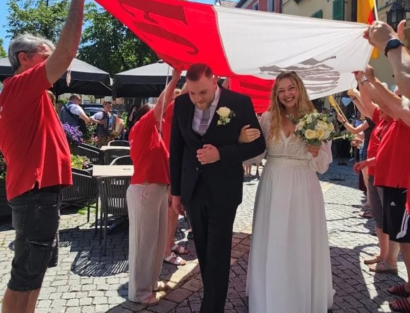 Hochzeit McGibbon Ertl — Foto