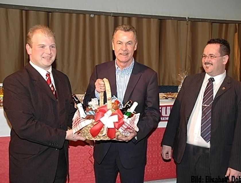 Hitzfeld Besuch — Foto
