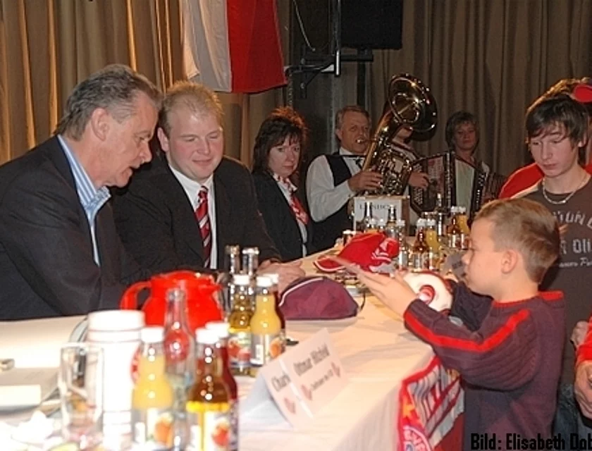 Hitzfeld Besuch — Foto