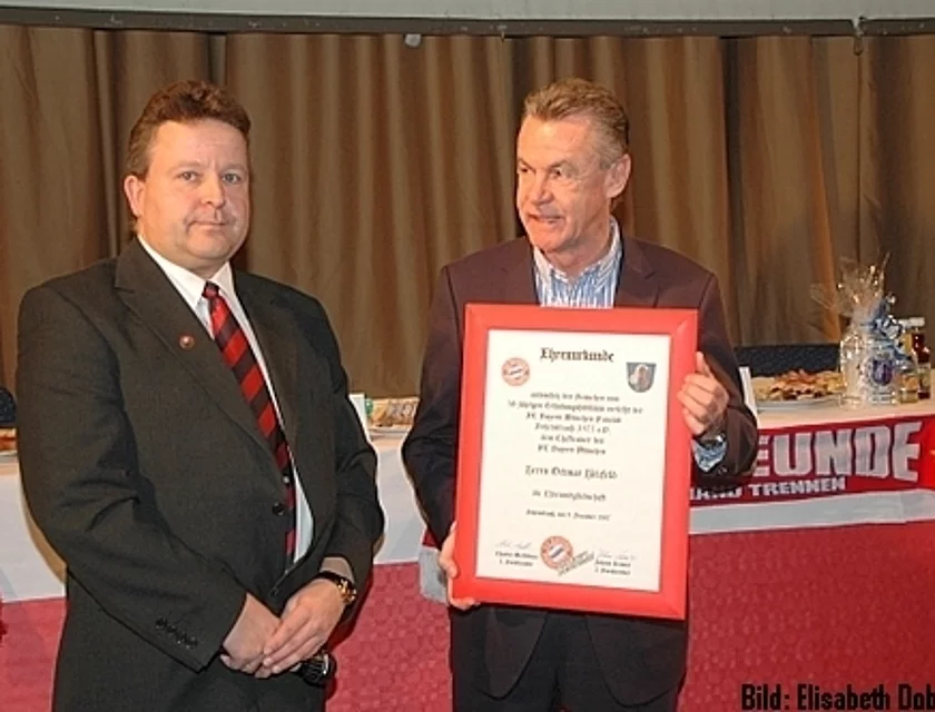 Hitzfeld Besuch — Foto