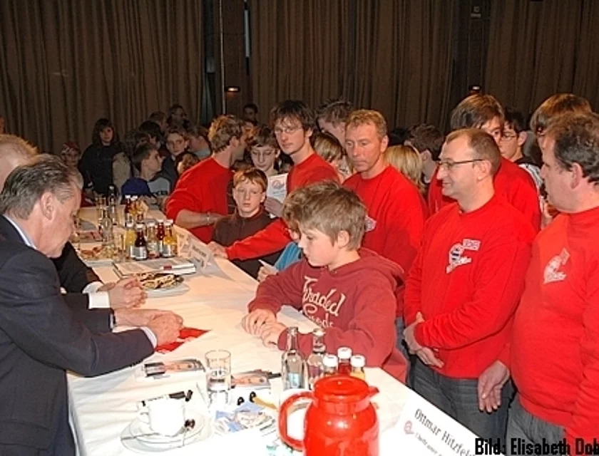 Hitzfeld Besuch — Foto