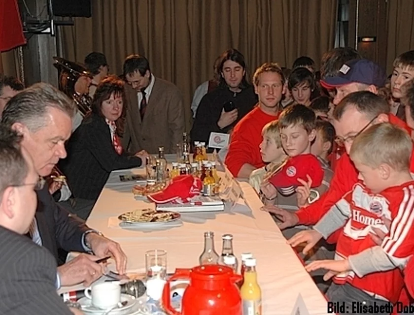 Hitzfeld Besuch — Foto