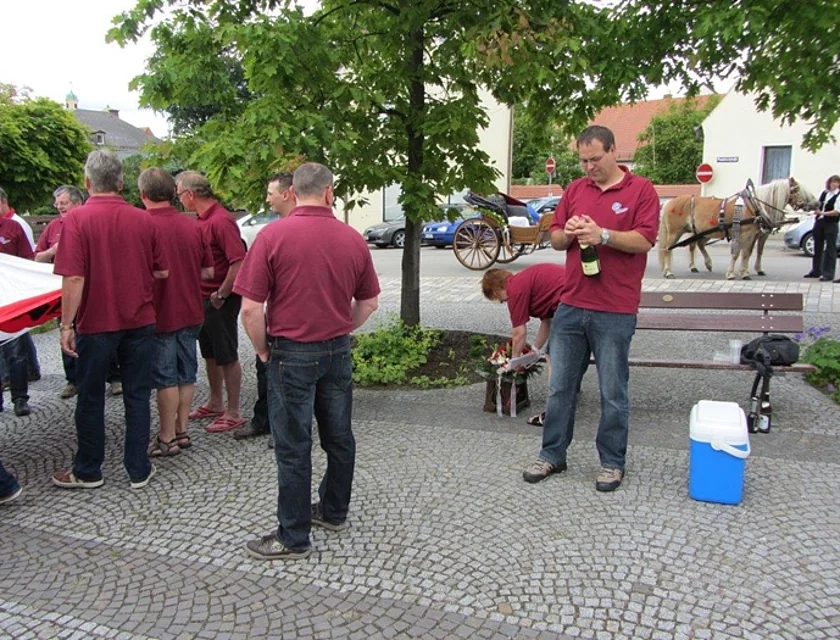 FCB Spalier Eiber — Foto