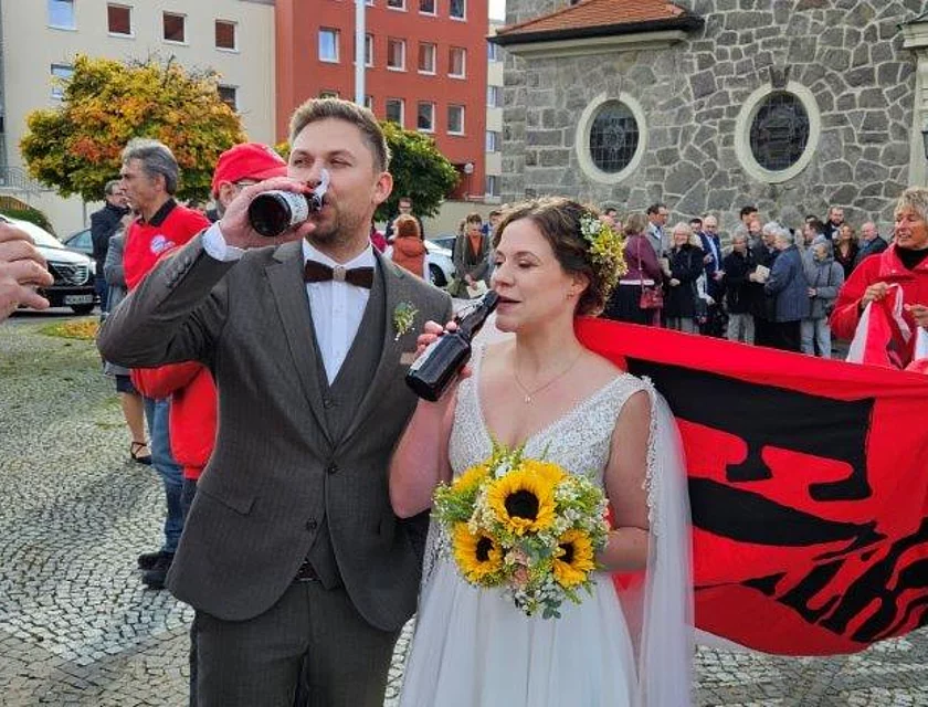Hochzeit Mittelmeier Steffi Und Sigl Matthias — Foto