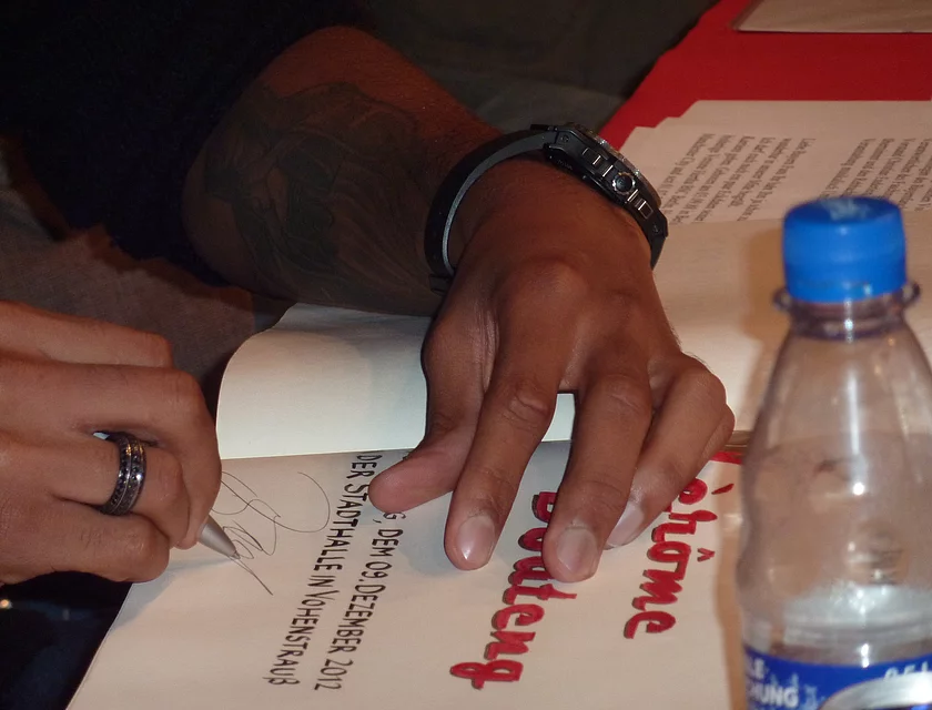 FCB Boateng Besuch — Foto