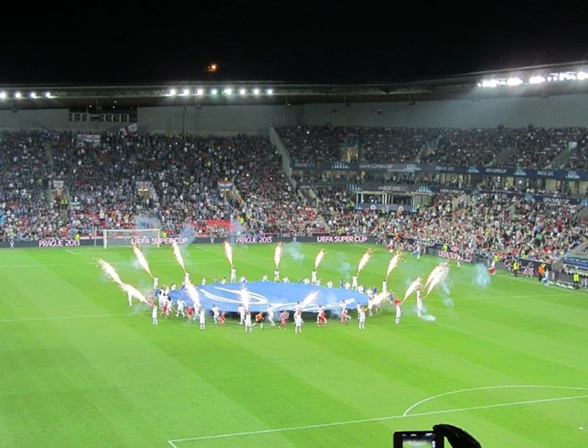 Supercup Prag Bayern Chelsea — Foto