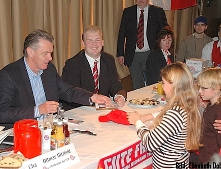 Hitzfeld Besuch — Foto