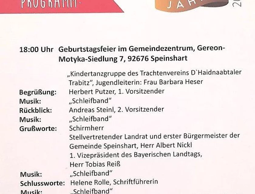 20 Jahre Kinderkrebshilfe Nordoberpfalz — Foto