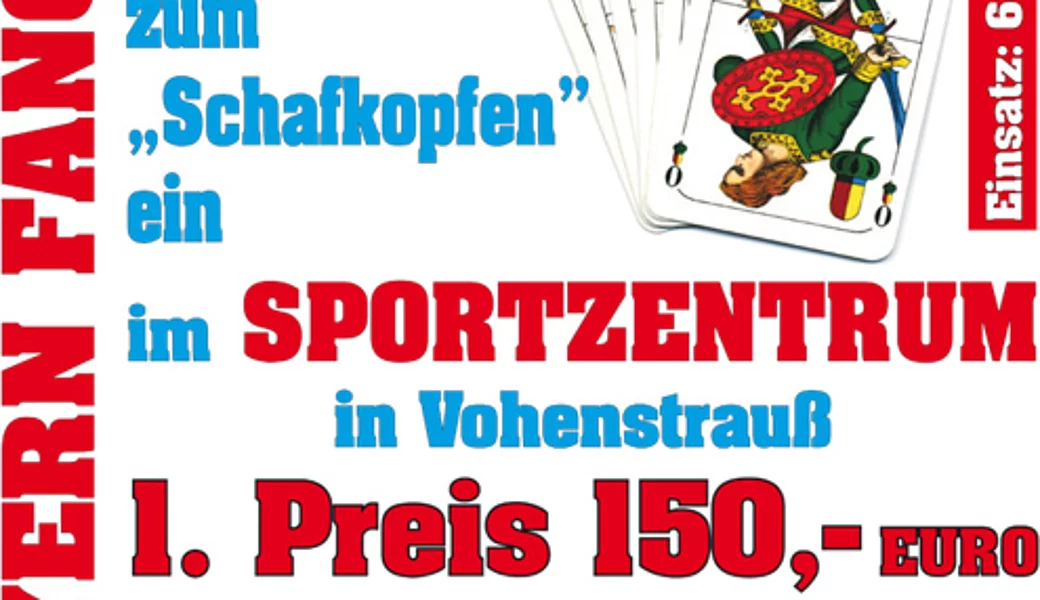 Vorschau: FCB Preisschafkopf