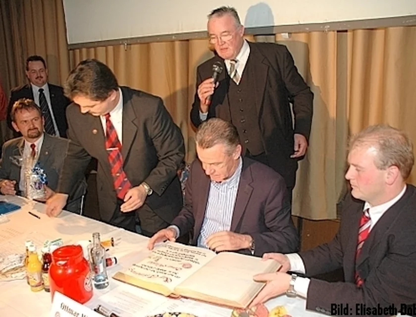 Hitzfeld Besuch — Foto