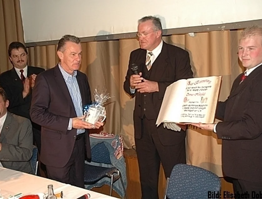Hitzfeld Besuch — Foto
