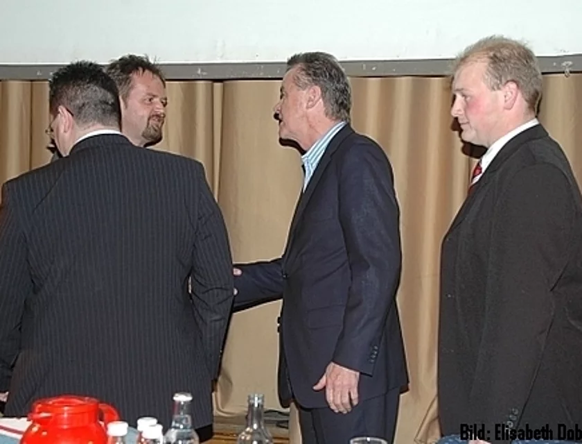 Hitzfeld Besuch — Foto