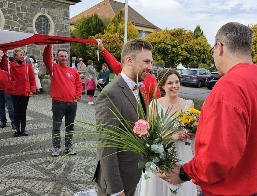 Hochzeit Mittelmeier Steffi Und Sigl Matthias — Foto