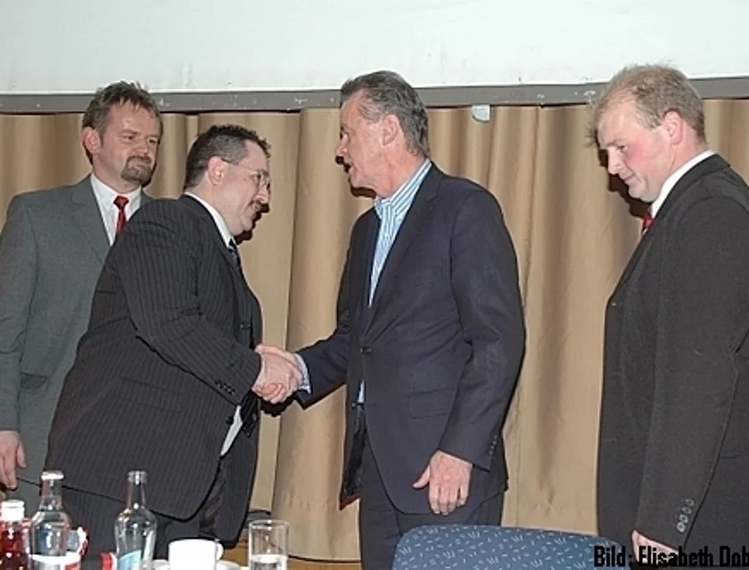 Hitzfeld Besuch — Foto