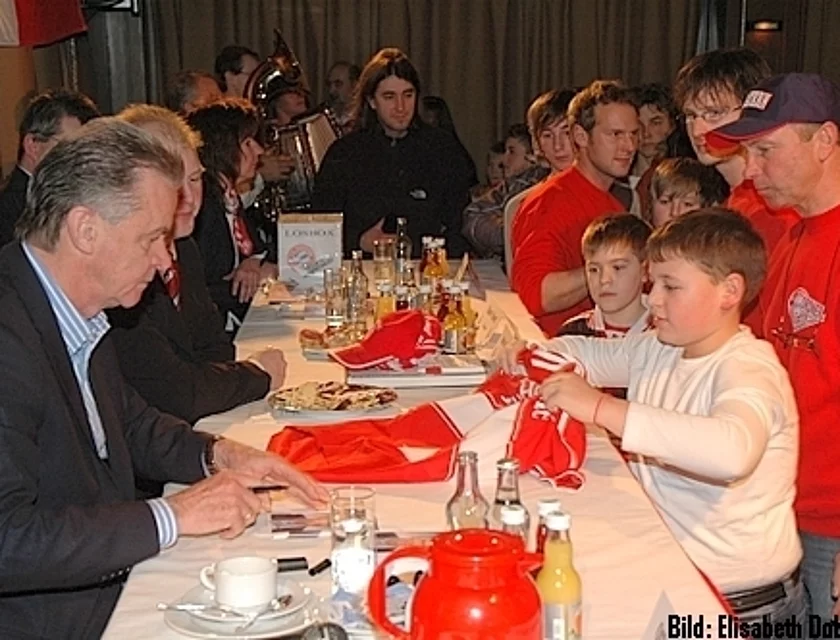 Hitzfeld Besuch — Foto