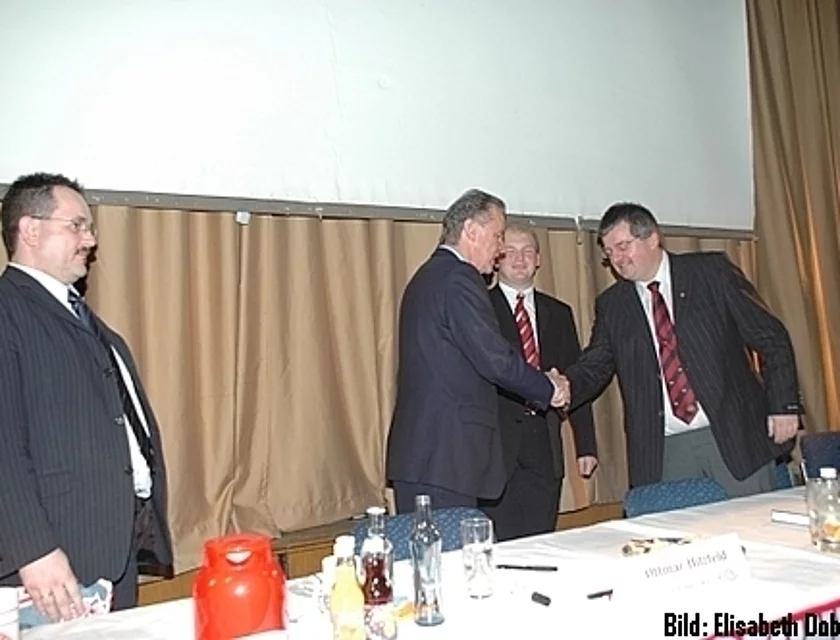 Hitzfeld Besuch — Foto