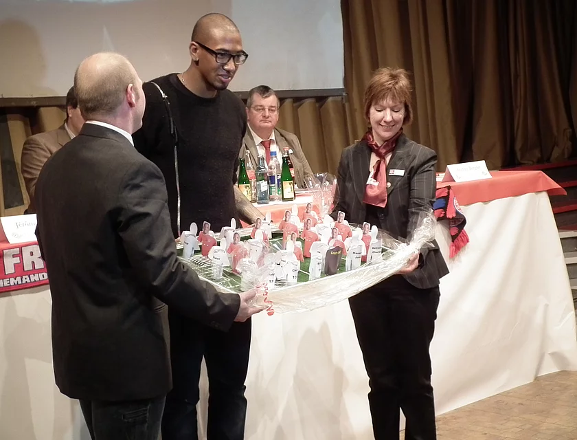 FCB Boateng Besuch — Foto