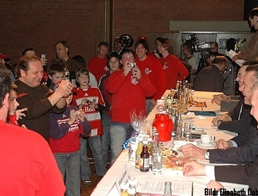 Hitzfeld Besuch — Foto