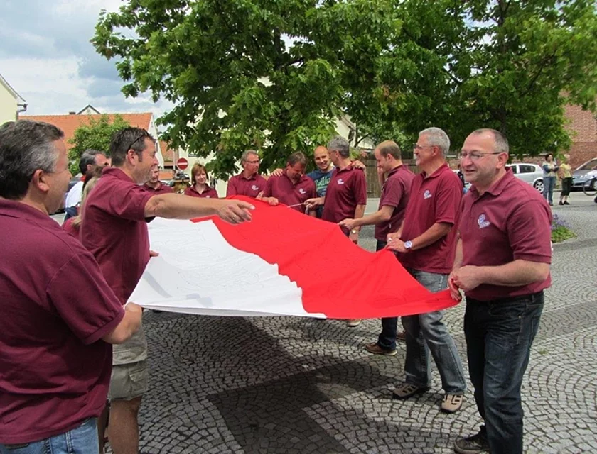 FCB Spalier Eiber — Foto