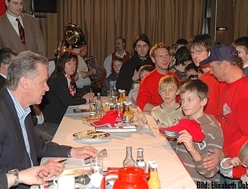 Hitzfeld Besuch — Foto