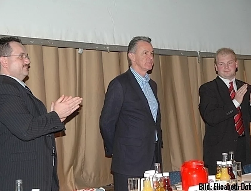 Hitzfeld Besuch — Foto