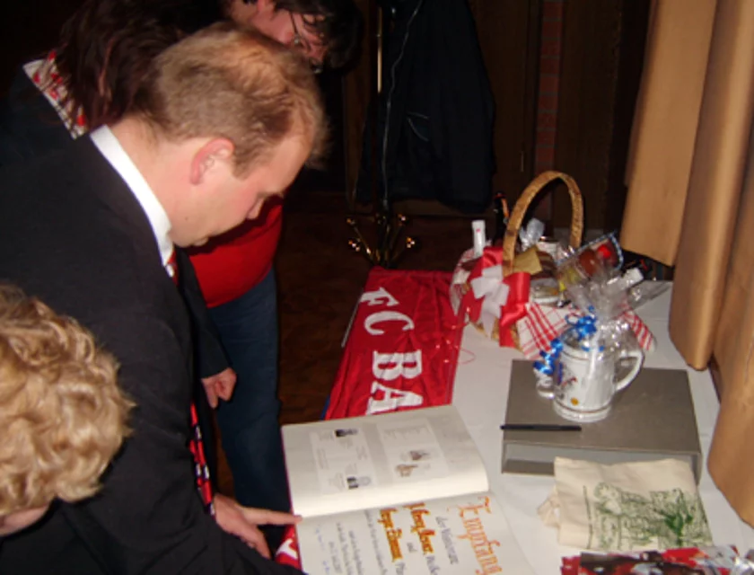 Hitzfeld Besuch — Foto