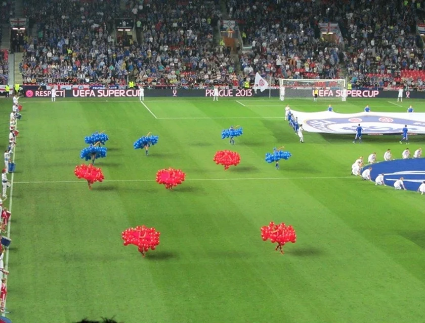 Supercup Prag Bayern Chelsea — Foto