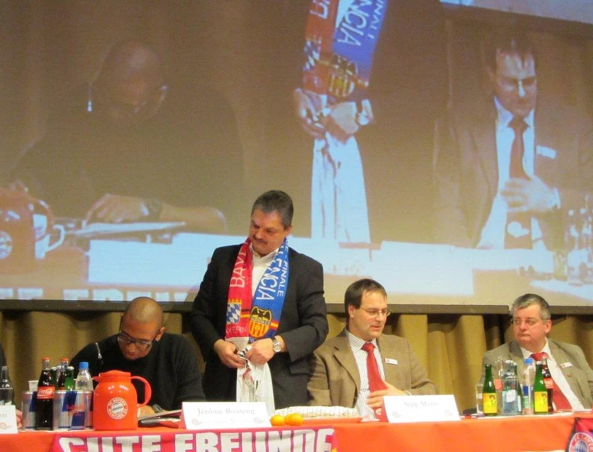 FCB Boateng Besuch — Foto