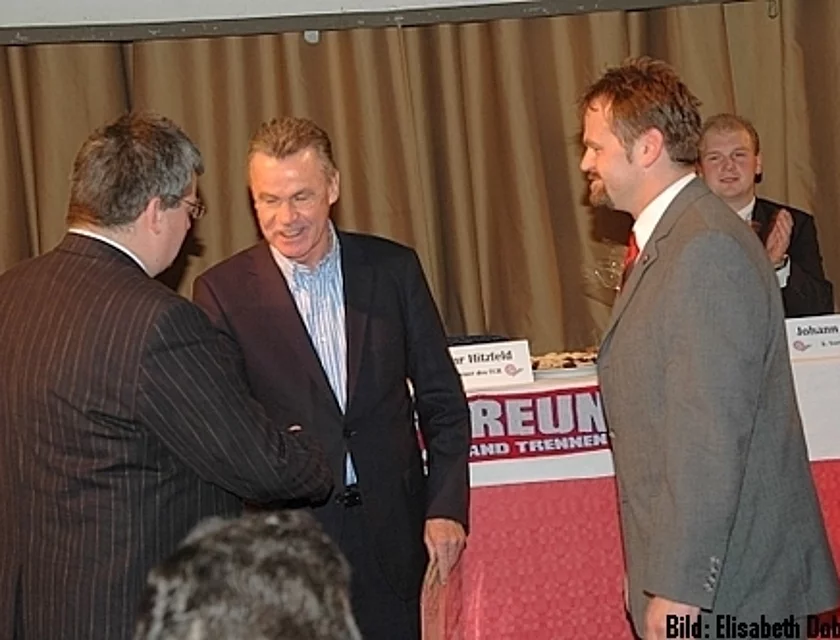 Hitzfeld Besuch — Foto