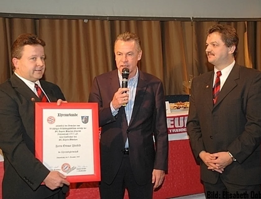 Hitzfeld Besuch — Foto