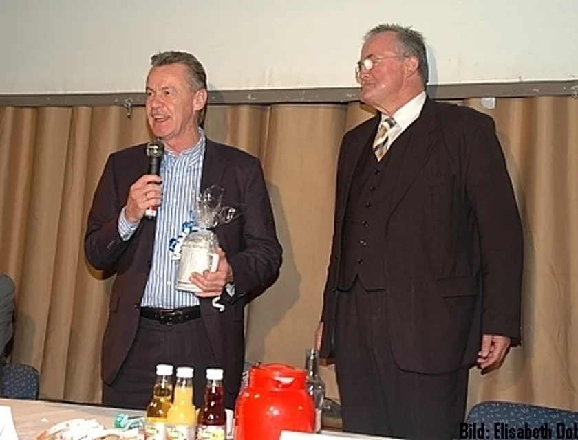 Hitzfeld Besuch — Foto