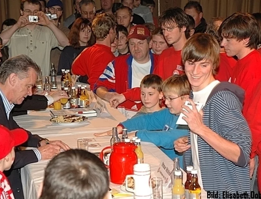 Hitzfeld Besuch — Foto