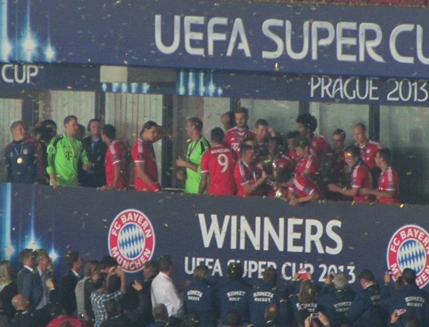 Supercup Prag Bayern Chelsea — Foto