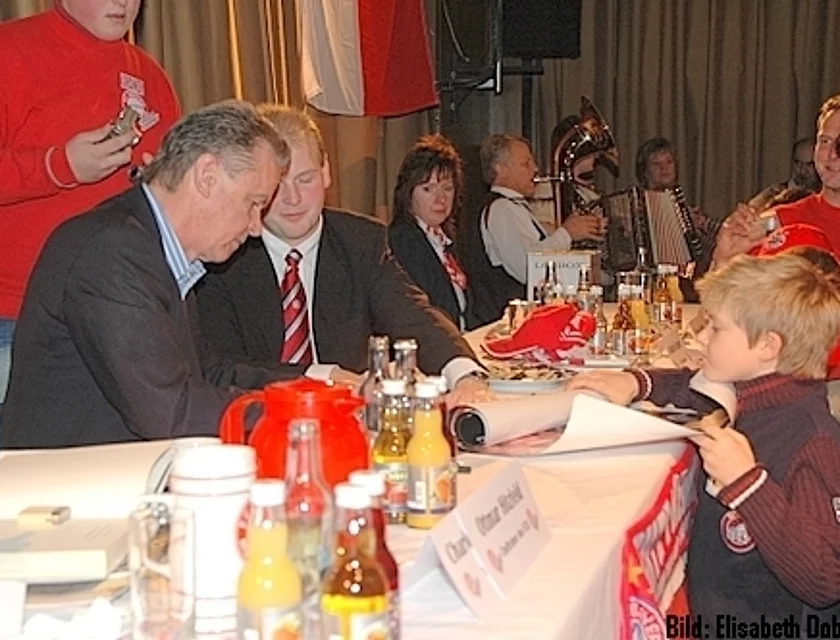 Hitzfeld Besuch — Foto