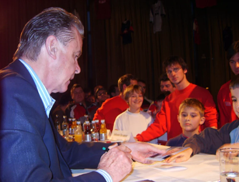 Hitzfeld Besuch — Foto