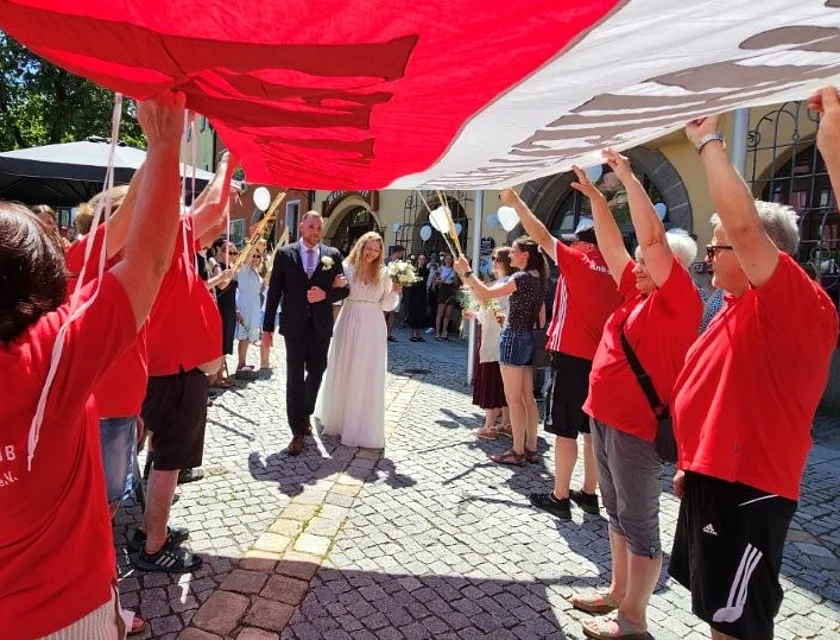 Hochzeit McGibbon Ertl — Foto