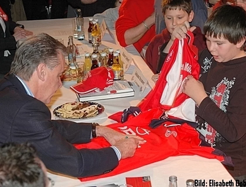 Hitzfeld Besuch — Foto
