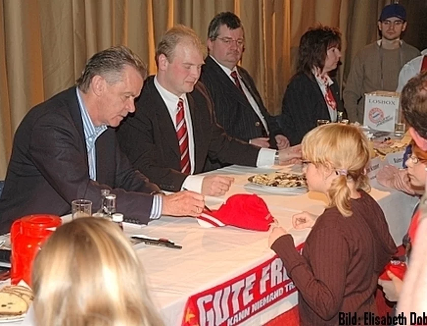 Hitzfeld Besuch — Foto