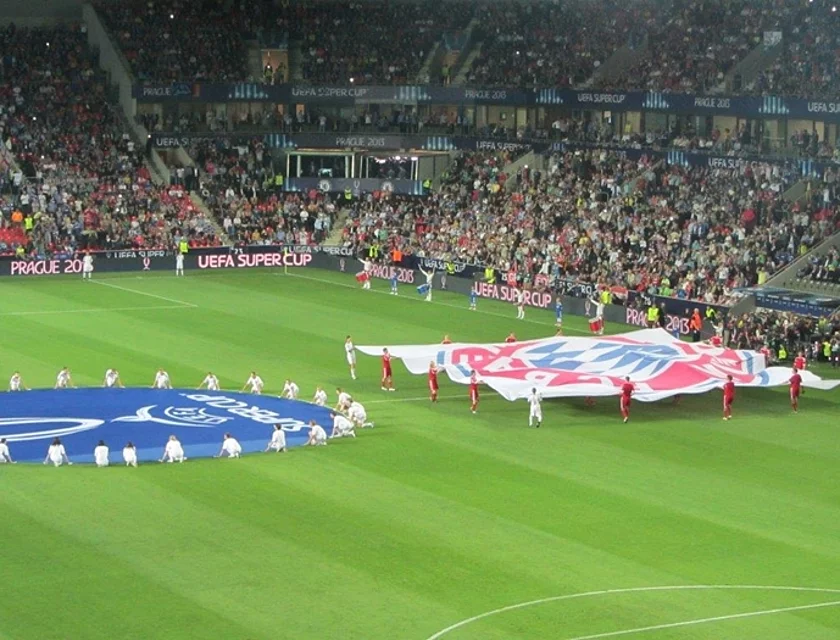Supercup Prag Bayern Chelsea — Foto