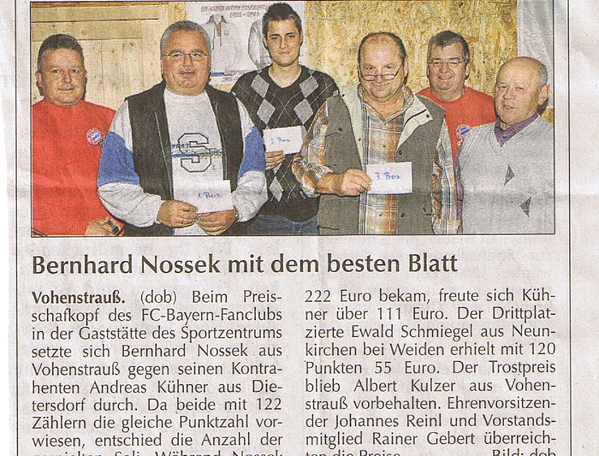 FCB Preisschafkopf — Foto