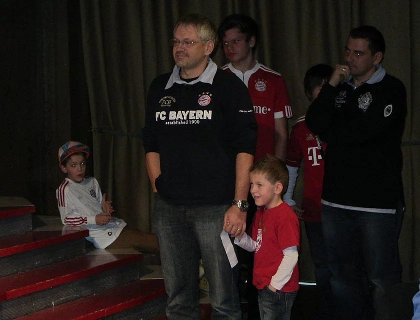 FCB Boateng Besuch — Foto
