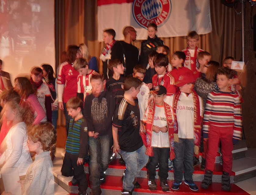 FCB Boateng Besuch — Foto