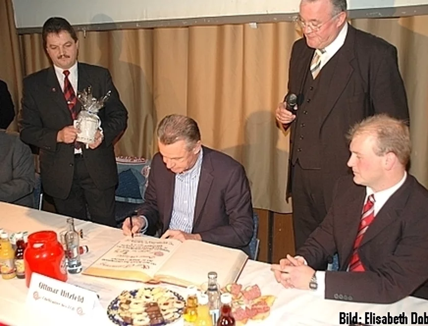 Hitzfeld Besuch — Foto